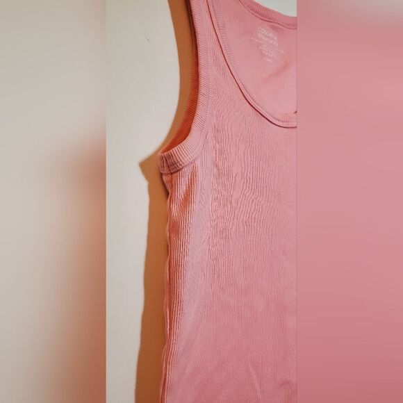 X-Small Colorful Standard Organic Cotton Pink / Flamingo Rib Tank - Picture 5 of 5
